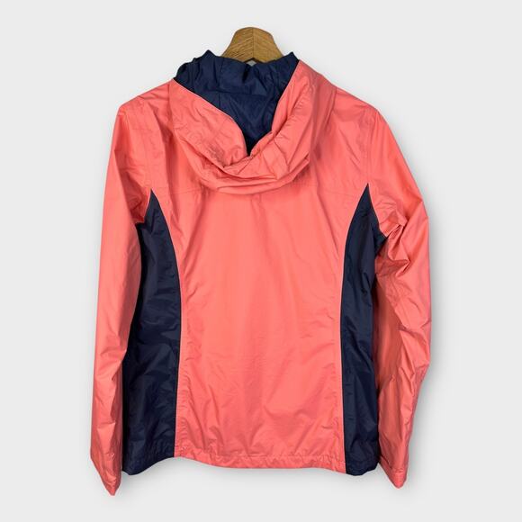 Columbia Womens size Small Arcadia II Rain Shell Jacket 1534111 Coral Waterproof - Picture 2 of 8